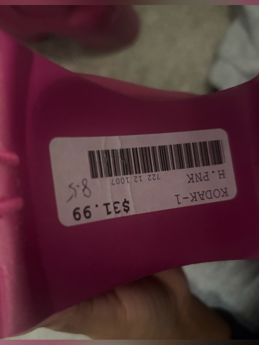 Kodak Hot Pink Bath & Body Tool